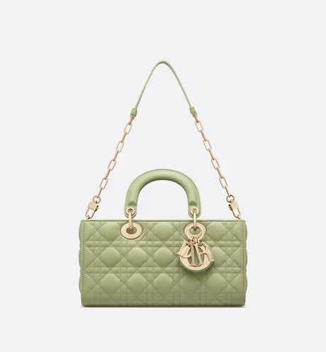 lady dior ethereal green|Medium Lady D.